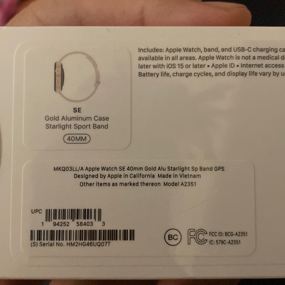 New Apple Watch rose gold